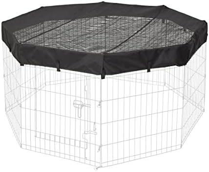 MidWest Homes for Pets Octagon Exercise Pen Fabric Mesh Top