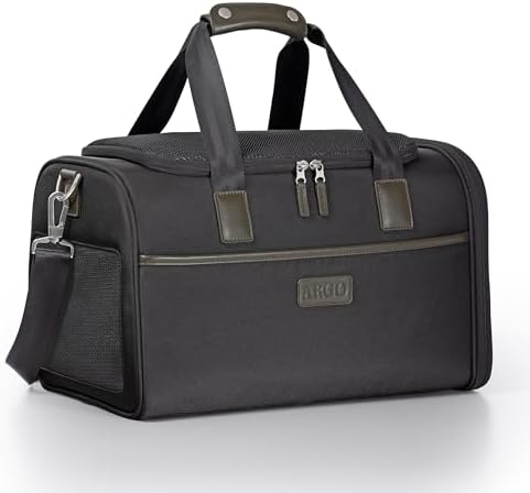 Argo Softsided Pet Carrier - Pawsport to Adventure - Dog Carrier, Travel, Trip, Durable Zippers and Mesh