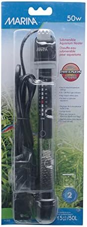 Fluval Marina Submersible Heater for Aquarium, 50-watt