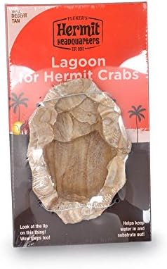 Fluker's Lagoon for Hermit Crabs, Water Bowl with Steps (Pack of 2)