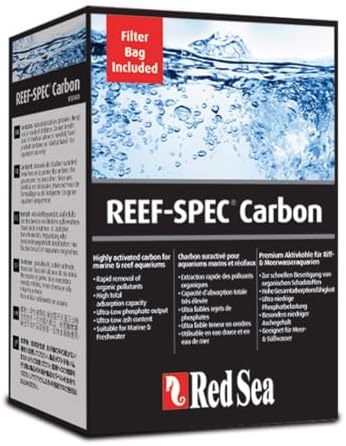 Red Sea Reef SPEC Aquarium Carbon 100 gm Box | Highly Activated Charcoal for Aquariums and Fish Tanks Freshwater Saltwater Marine