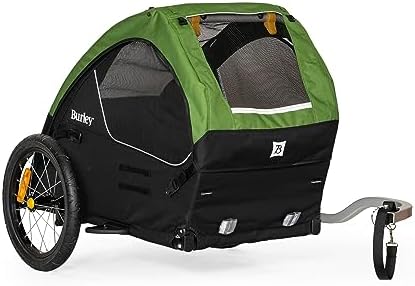 Burley Tail Wagon | Lightweight Dog Bike Trailer with Mesh Windows, Removable Floor & Low-Clearance Entry