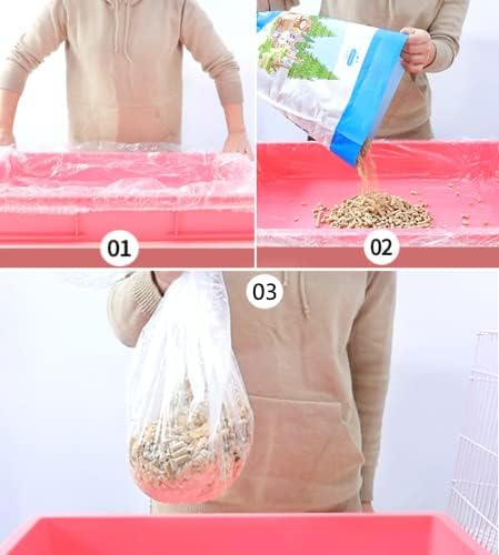 30 Pcs Disposable Rabbit Guinea Pig Cage Liners