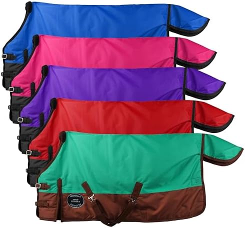 Showman Adjustable 48"-54" Pony/Yearling 1200 Denier Turnout Blanket