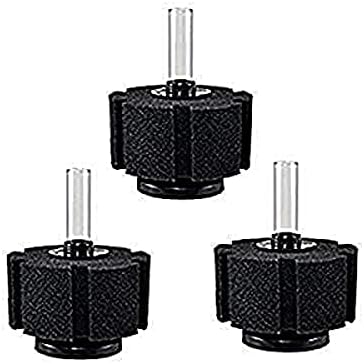 Xy-280 Aquarium Fish Tank Bio-Sponge Filter, Black (3 Pack)