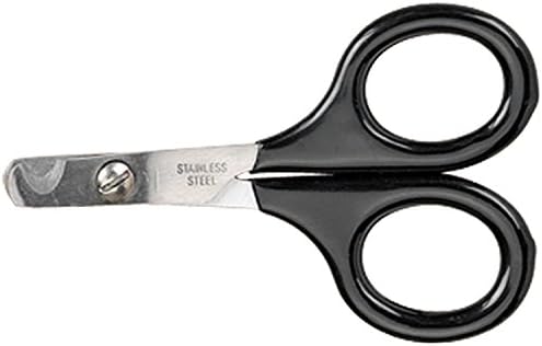 Master Grooming Tools Pet Nail Scissors — Stainless Steel Scissors for Trimming Nails on Cats and Birds - Small, 3½"