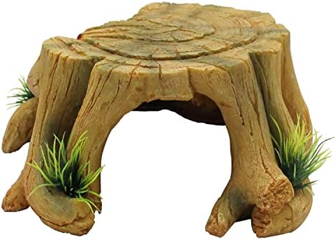 Turtle Basking Platform,Tortoise Resin Resting Reptile Habitat Ornament Aquarium Turtle Tank Decorations Reptile Hide Floating Ledge Resting Terrace for Turtles,Bearded Dragons,Lizard,Newts (Shape 2)