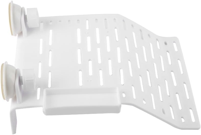 Aquarium Reptile Platform with Suction Cup Floating Dock for Turtles and Frogs Food Container and Resting Terrace for Fish Tank Habitat
