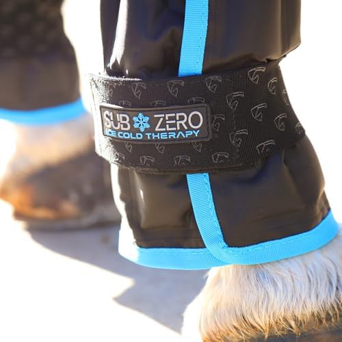 Shires ARMA Subzero Ice Boots - Cold Therapy Cooling Leg Wraps for Horses Default Title