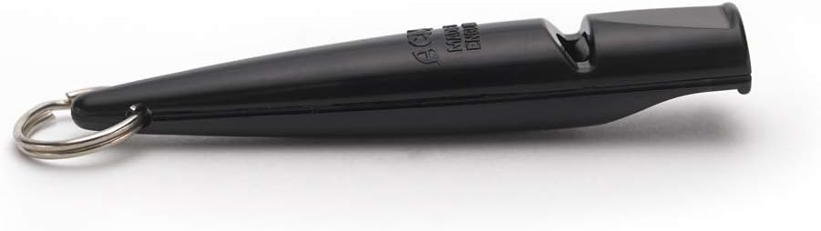 THE ACME | Dog Training Whistle Number 210 Coming in Various Sizes & Colours | Good Sound Quality, Weather-Proof Whistles | Designed and Made in The UK | Black
