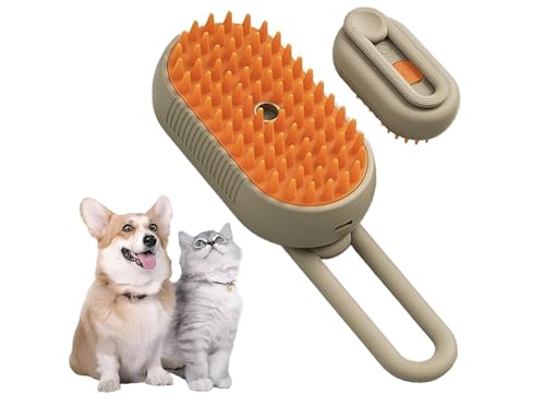 Premium Multi-Functional Cat & Dog Steam Brush – Clinic-Grade 3-in-1 Tool