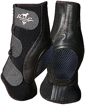Professional's Choice Equine Ventech SlideTec Skid Rear Leg Boot | Prevents Burns During Sliding Stops | Pair | Short or Standard Size