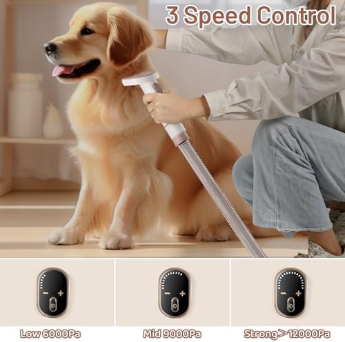 Mavpet 3.2L Dog Grooming Kit & Vacuum Suction