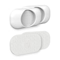Perma Child Safety Baby Gate Wall Protector, Protect Walls and Doorways, Use with Pressure Mounted Baby and Dog Gates, 4 Pack, White