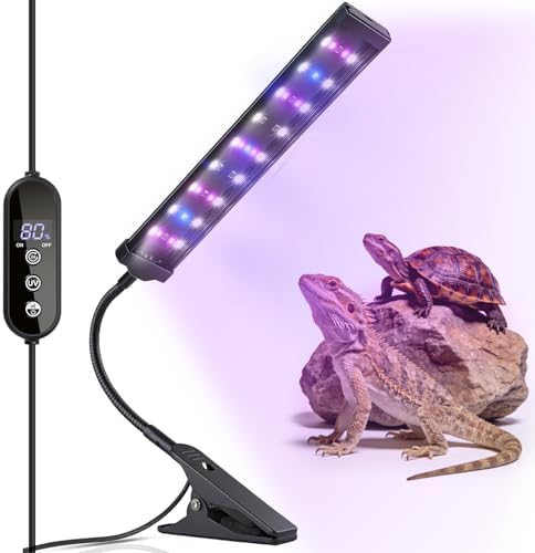 UVB Light for Reptiles with Timer, 10.0 UVB for Turtle, Bearded Dragon
