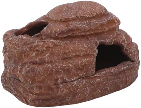 AQUA KT Reptile Hide and Cave Hideout for Snake Crested Gecko Ball Python