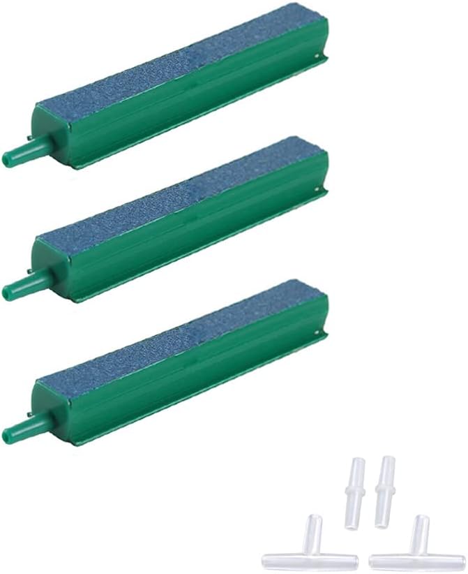 ALEGI Fish Tank Air Bubble 3-Piece Air Stone Bars for Aquarium,16 inch