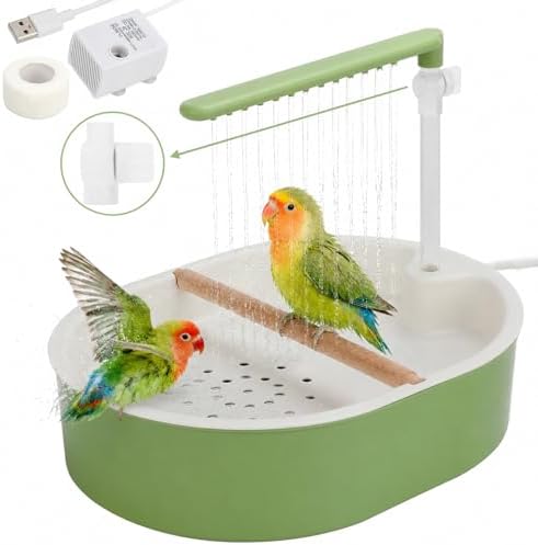 Automatic Bird Bath with Valve, Adjustable Water Flow