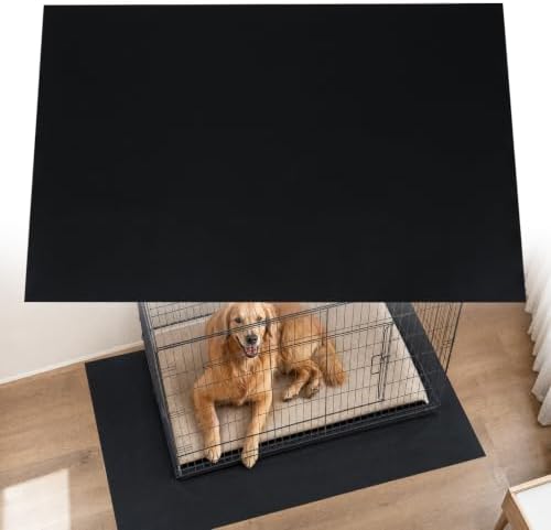 Dog Crate Floor Protector Mat Waterproof PVC Kennel Mat 46" x 60"