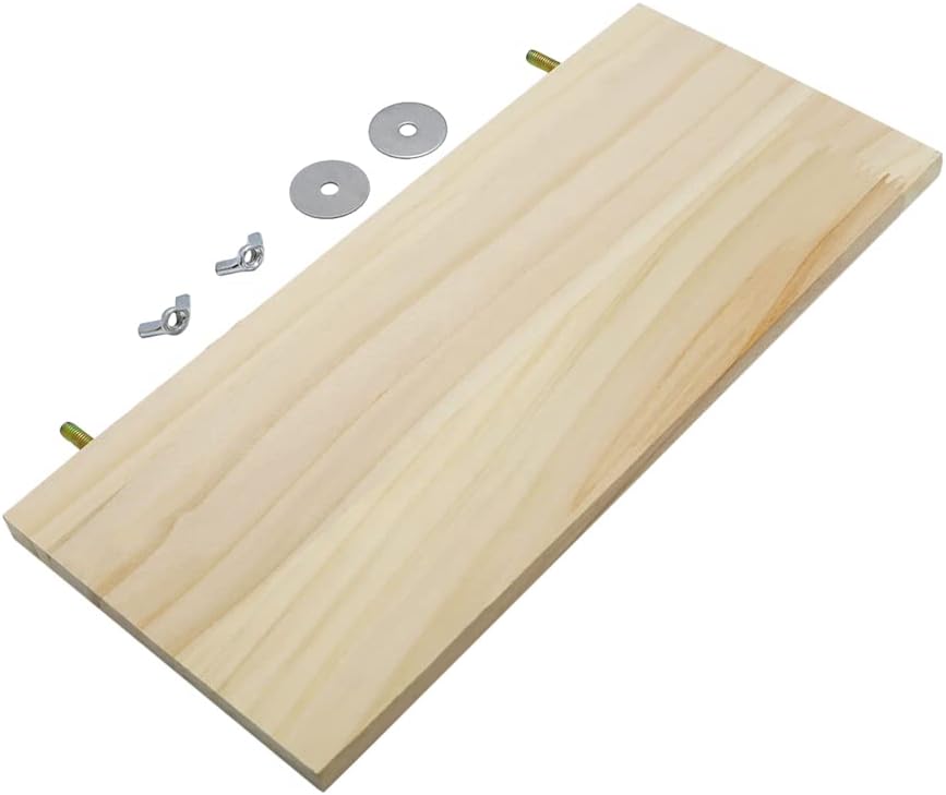 Litewoo Parrot Bird Wood Perch Platform Large Stand Shelf for Budgie, 1PC