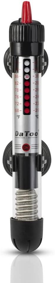 DaToo Aquarium Heater Fish Tank Heater Submersible 200 Watt, 1 Yr Warranty
