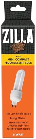 Zilla Mini Compact Fluorescent UVB Bulb, Desert, One Size