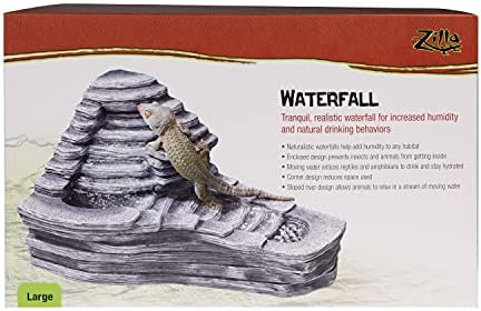 Zilla Pet Reptile Terrarium Waterfall Décor, Large