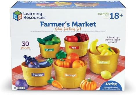 Learning Resources Original Farmer's Market Color Sorting Set