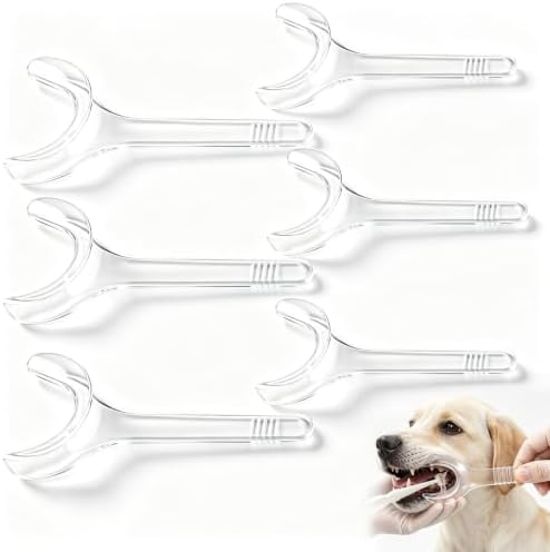 6 Pack Pet Tooth Brushing Helper for Dogs & Cat, Dog Dental Mouth Opener