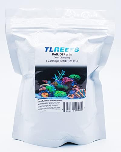 TL Reefs Mixed Bed DI Resin Refill, Color Changing, RODI, 1.25 lb