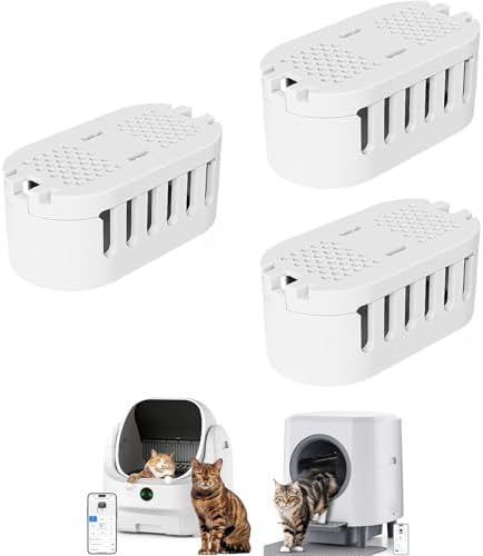 Cat Litter Box Deodorizers(3-Pack) Compatible with ICB019 & ICB020