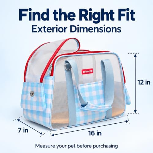 Cat Dog Carriers Soft-Sided Pet Carrier Large Cats for Medium Big Cat Small Dog Puppy up to 16lbs Airline Approved Animal Collapsible Bearded Dragon,Rabbit Cage Travel Carrier Cat Bag