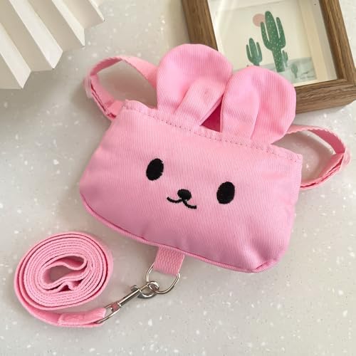 Adjustable Pet Harness with Detachable Backpack – Cute Bunny Design for Cats & Small Dogs