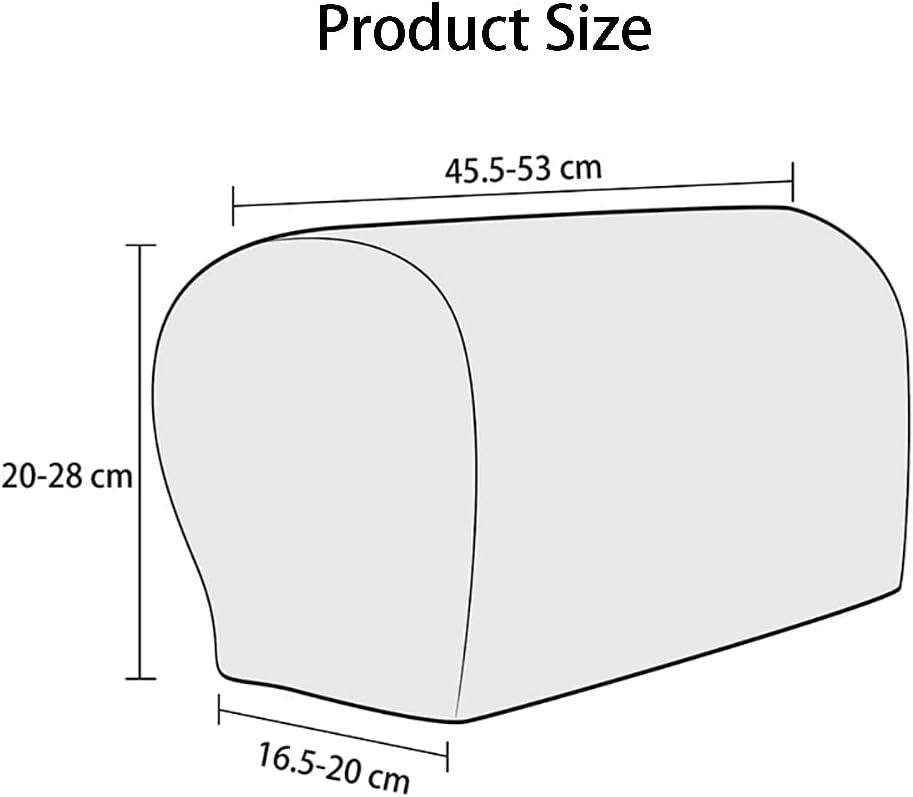 Elastic Polyester Sofa Arm Cover, Scratch Resistant Protector Covers,2Pcs