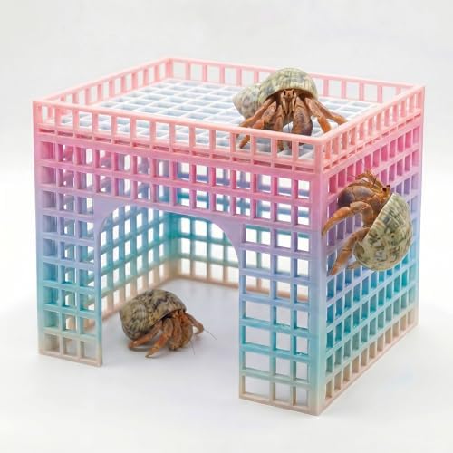 Hermit Crab Climbing Hideout, Stackable Platform Habitat Accessory