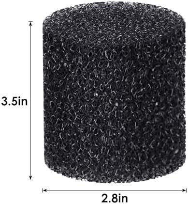 Aquarium Filter Replacement Sponges, Fish Tank Filter Replacement Accessories, for Model PAI-8828, Including 6 Bio-Filter Sponges