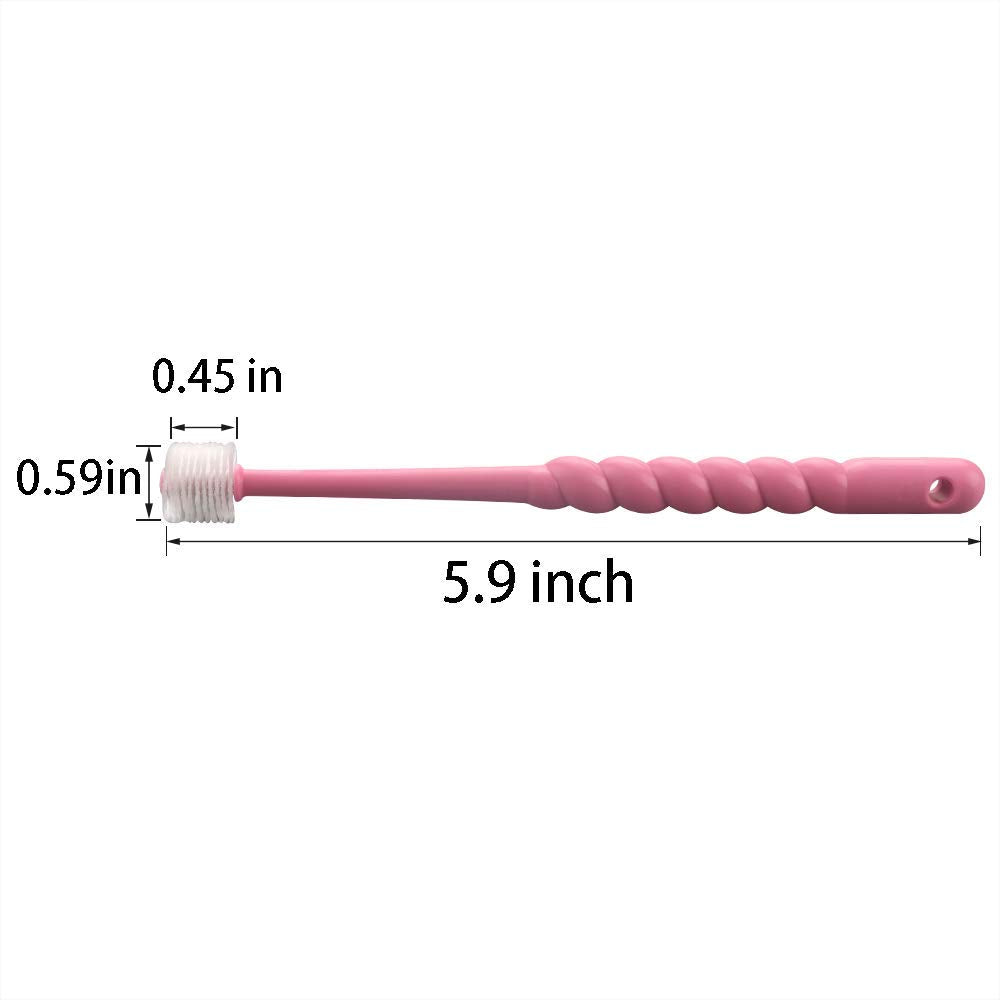 VTurboWay 2 Pcs 360-Degree Pet Toothbrush for Puppy, Small Dog and Cat, Colors May Vary