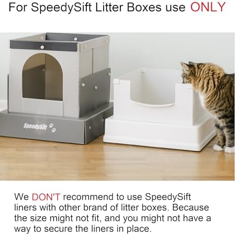SpeedySift Standard Sifting Liner Refills, 35”x31”, 4 Packs (56 Counts)