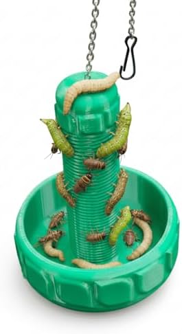 GenieYes Designs Chameleon Feeder - Designed by Chameleon Owners with Safety, Sanitation & Tounge Safety Features