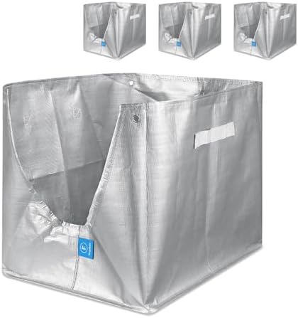 4 Pack Litter Box Liners F Compatible with Flip Litter Box Liner Type F, Reusable Liner Type-F with Carrying Handles