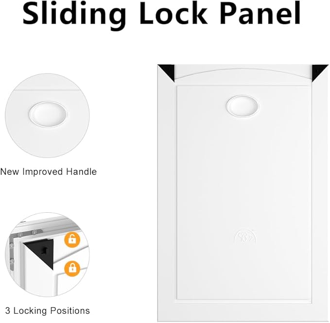 Aluminum Medium Dog Door for Door, Doggy Door - Image 3