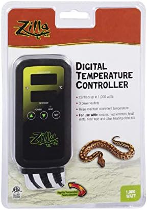 Zilla Digital Temperature Controller, Thermostat for Reptile Terrariums