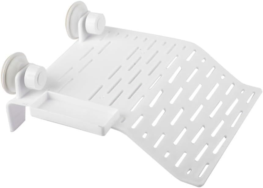Aquarium Reptile Platform with Suction Cup Floating Dock for Turtles and Frogs Food Container and Resting Terrace for Fish Tank Habitat