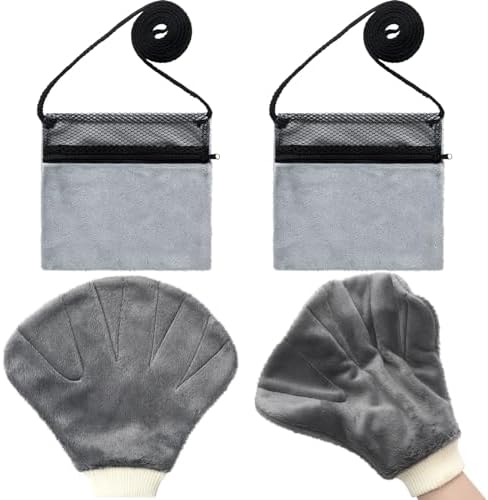 4 Pcs Sugar Glider Bonding Pouch Mitt, Bite Proof Carry Bag