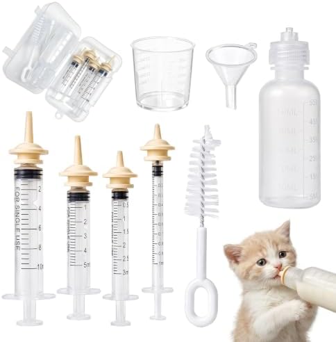 Newborn Puppies&Kittens Silicone Nipples FeedingSet&Small Animal NursingKit
