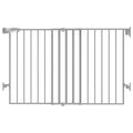 Babelio 31.5-55" No Bottom Bar Baby Gate Extra Wide, 2-in-1 Auto Close Dog Gate by BABELIO