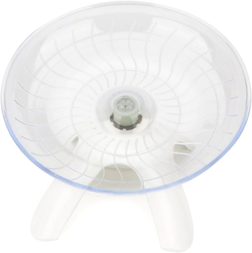 Silent Hamster Exercise Running Wheel Flying Saucer, White
