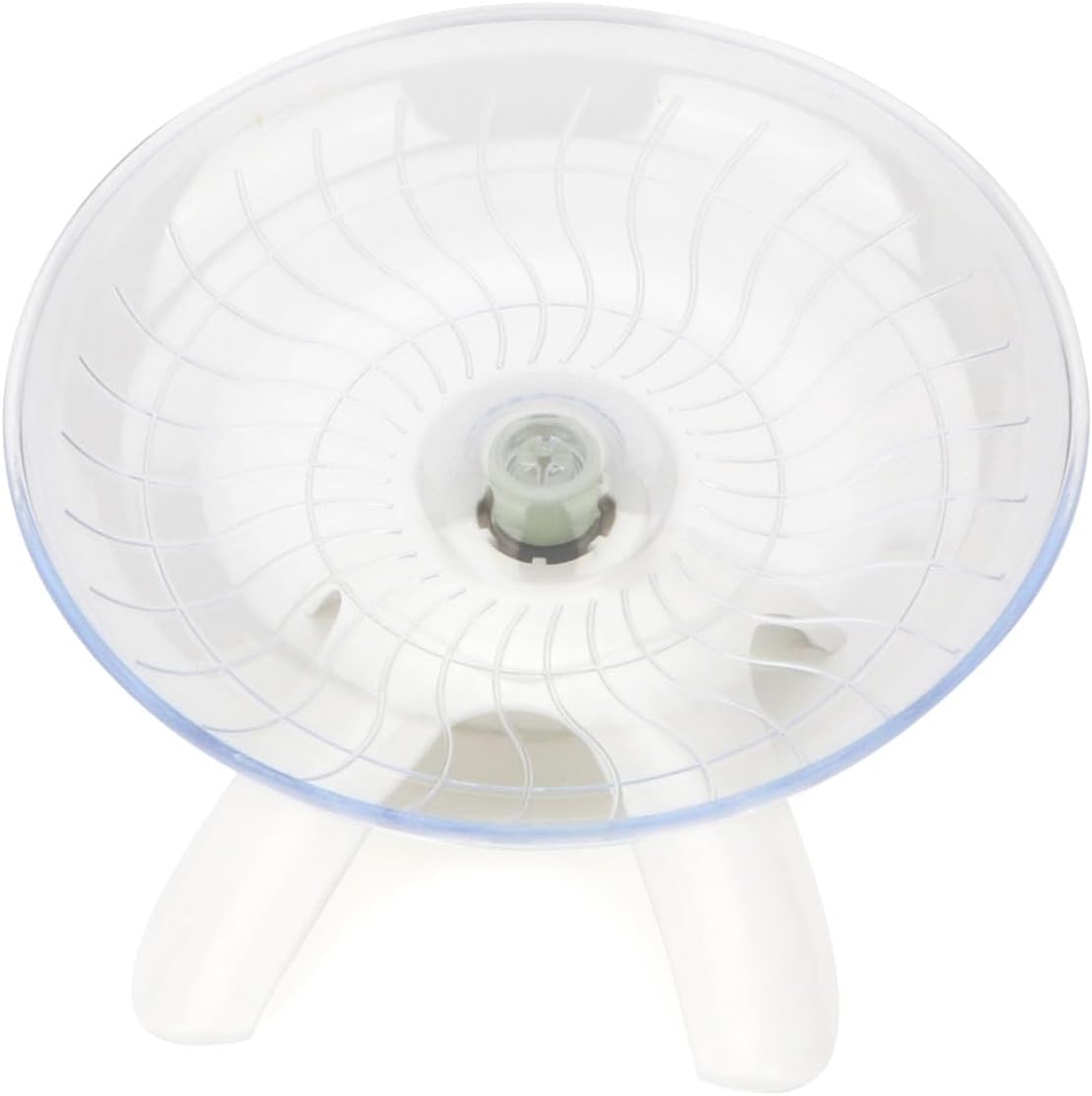 Silent Hamster Exercise Running Wheel Flying Saucer, White
