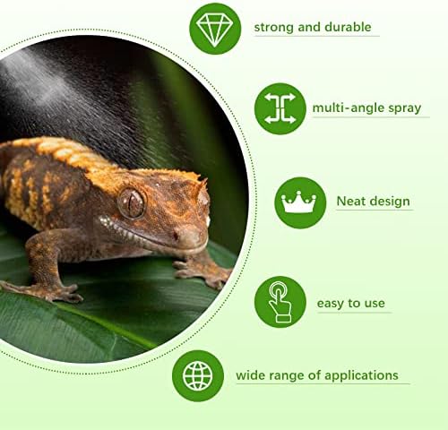 Moistenland Reptile Terrariums Misting Accessories kit, 20 pcs