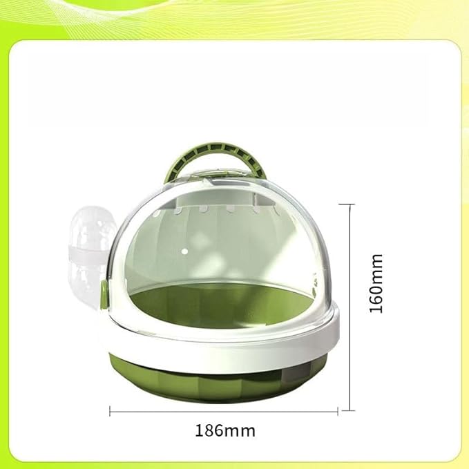 Guinea Pig Carrier Cage with Water Bottle, Portable Hamster Travel Carrier - Image 2
